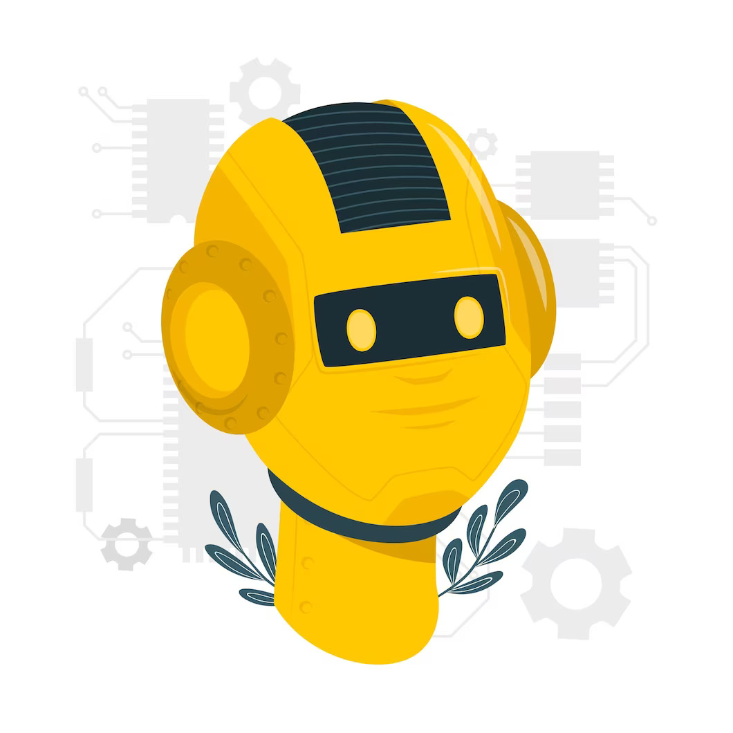 AI robot head