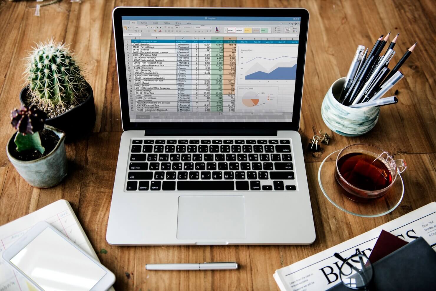 Audit report for a website ready to be reviewed on a laptop screen