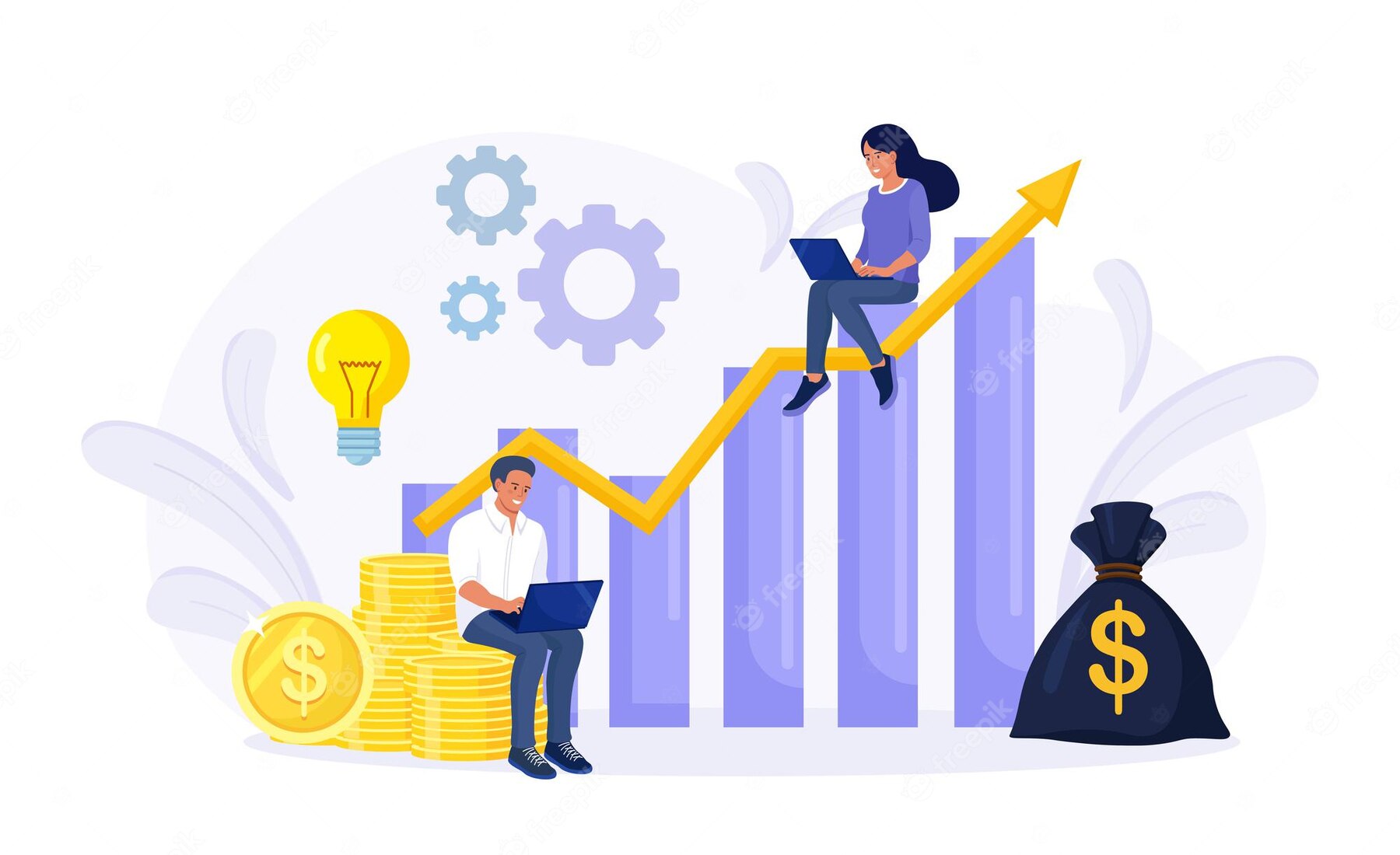 Business saving money by outsourcing WordPress maintenance