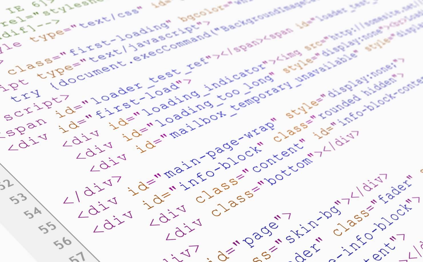 Custom code in HTML for WordPress website