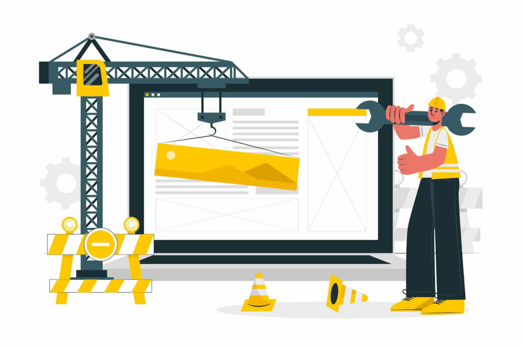 Developer working to improve your company's WordPress site