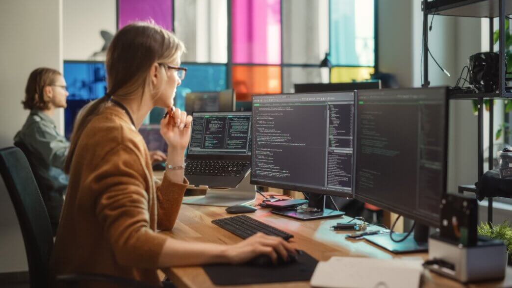 Developers working as part of white label WordPress development in scaling your agency