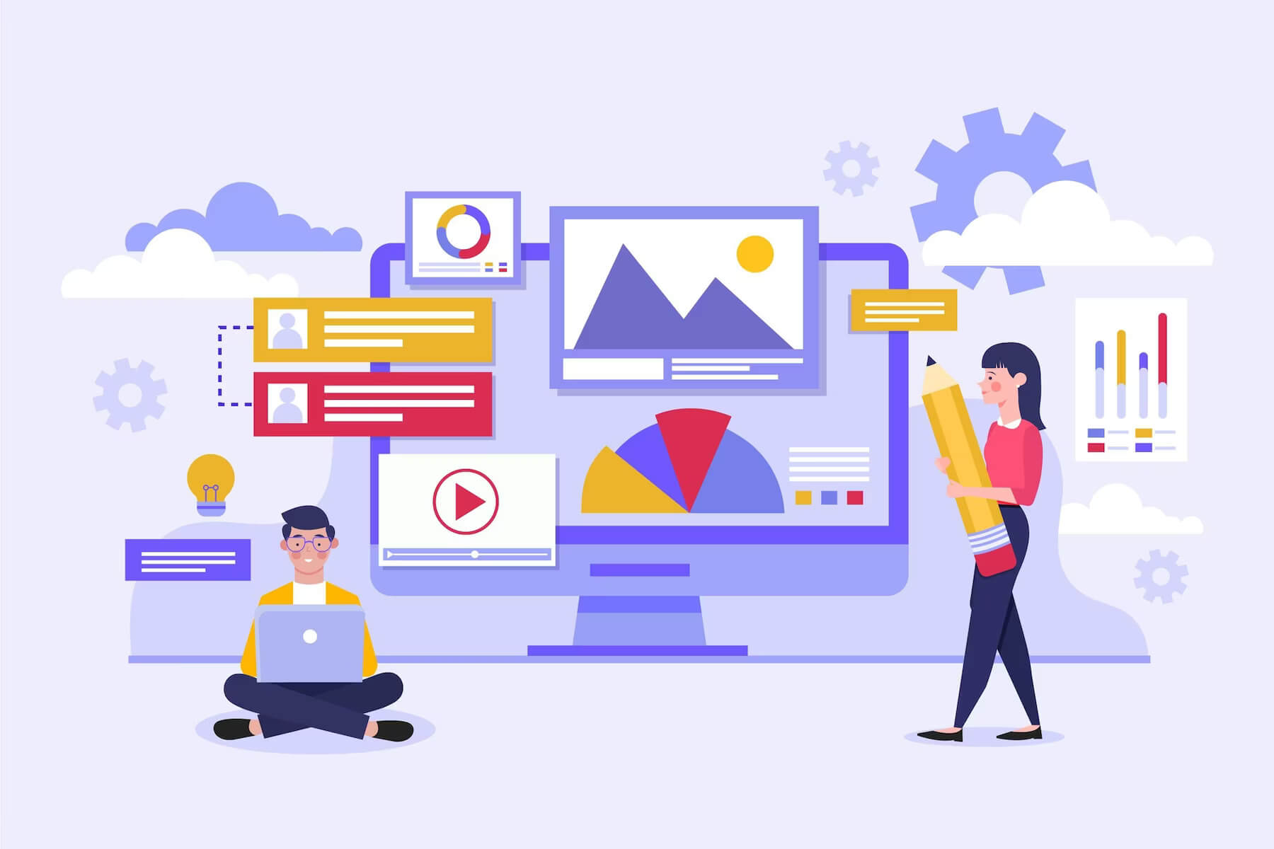 Developers working to design online shop using WooCommerce