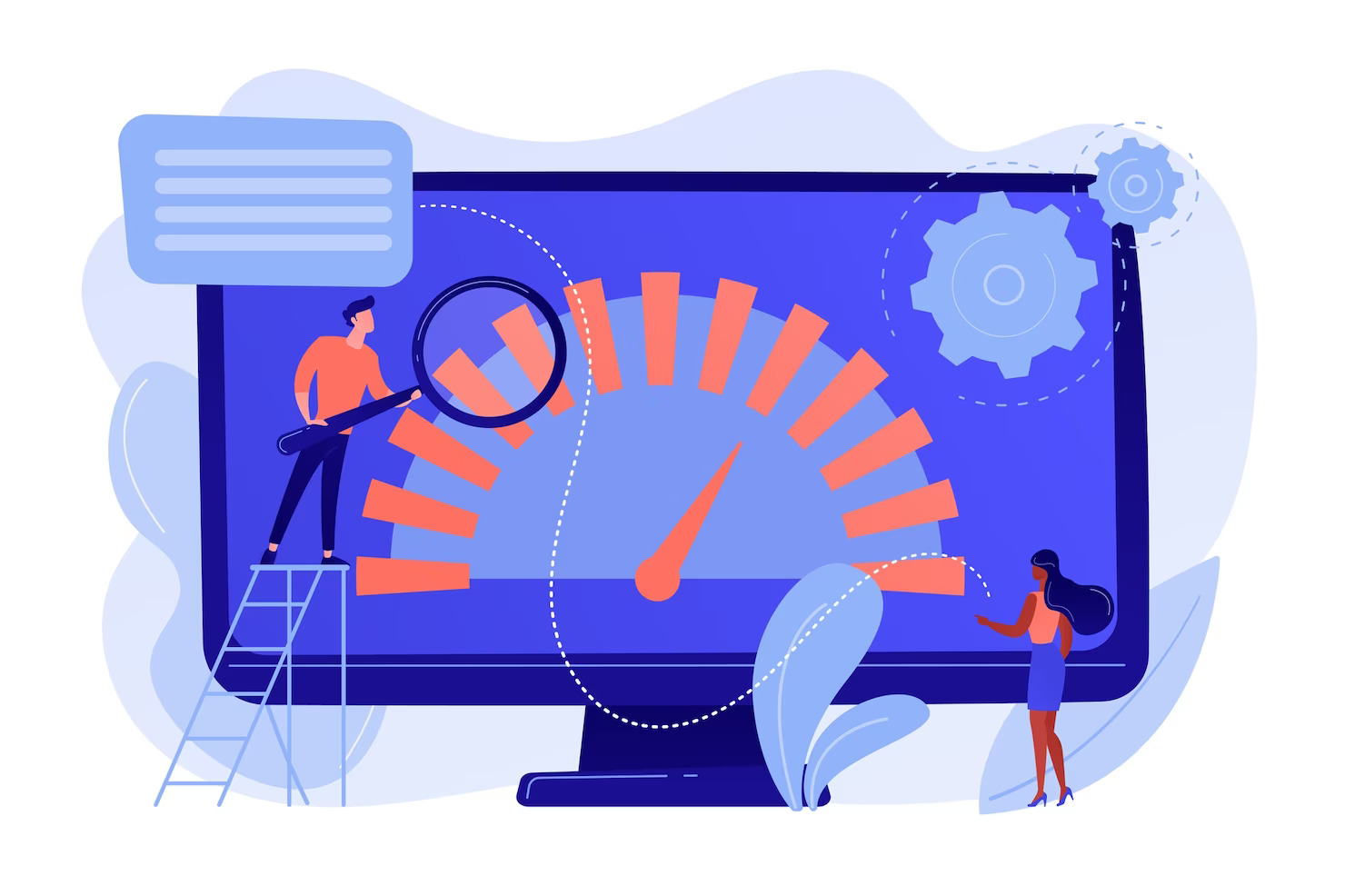 Developers working to improve website performance
