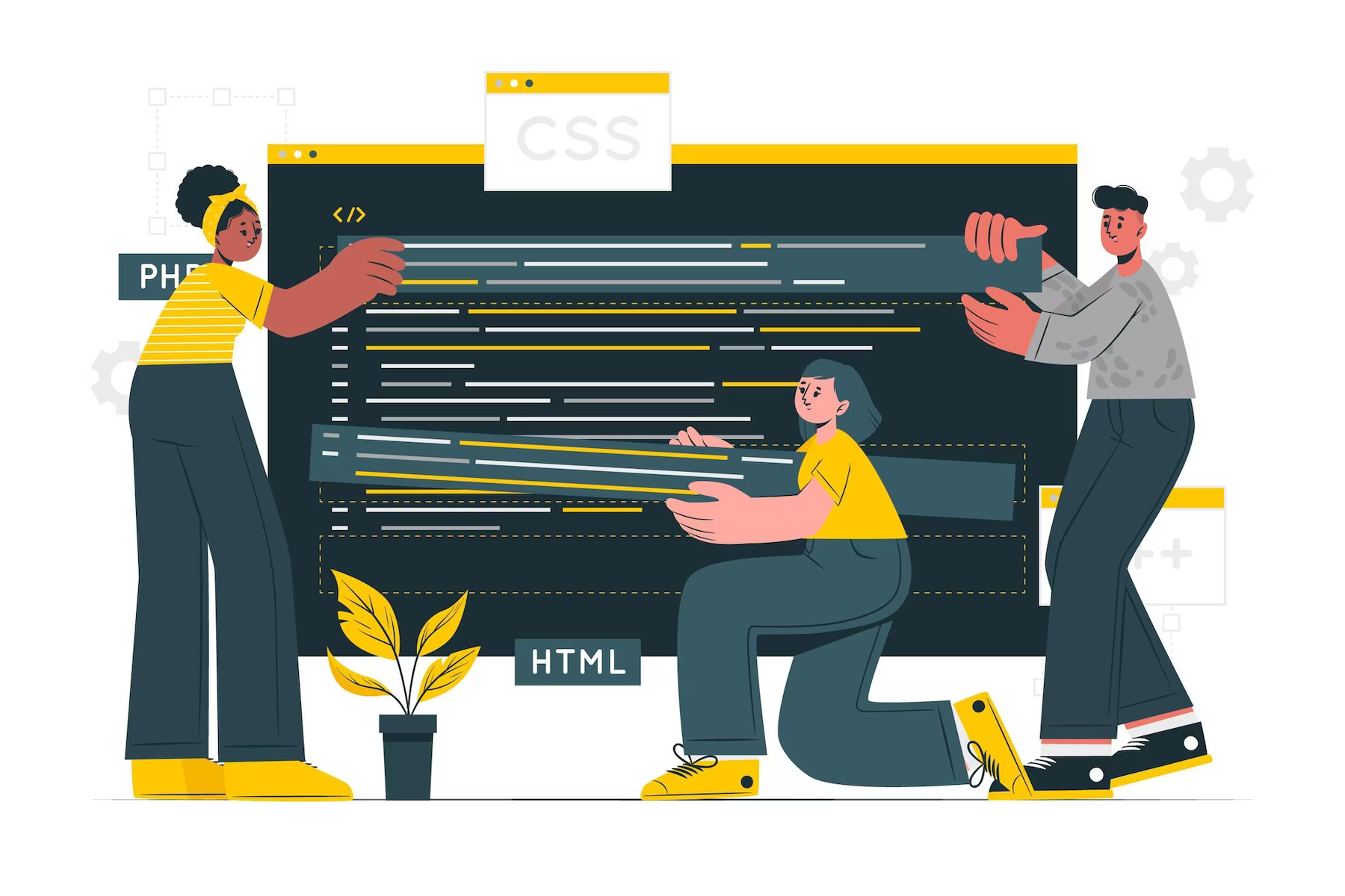 Development teams working on various WordPress sites