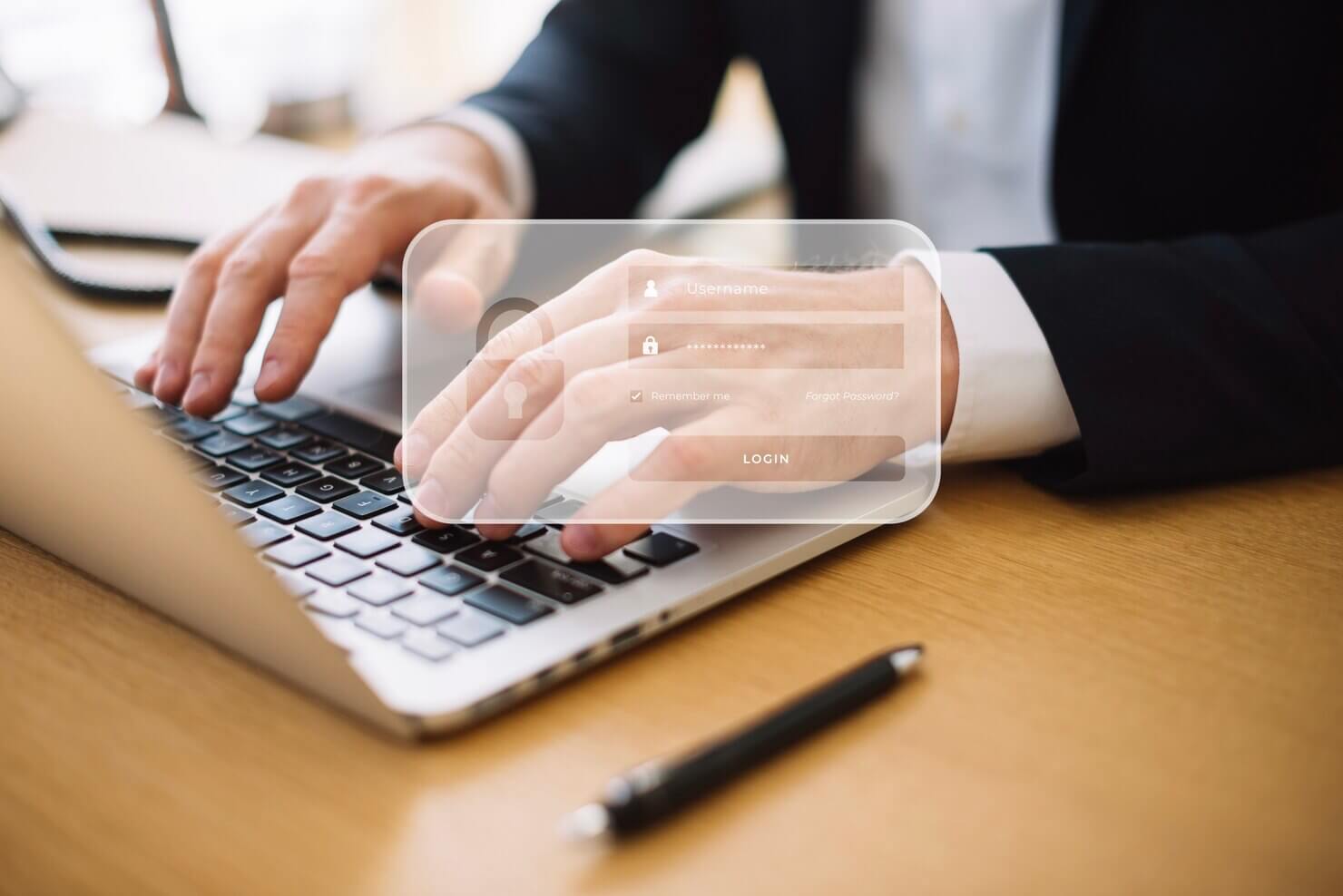 Device protected by cyber security, blocking unwanted IP addresses from accessing site