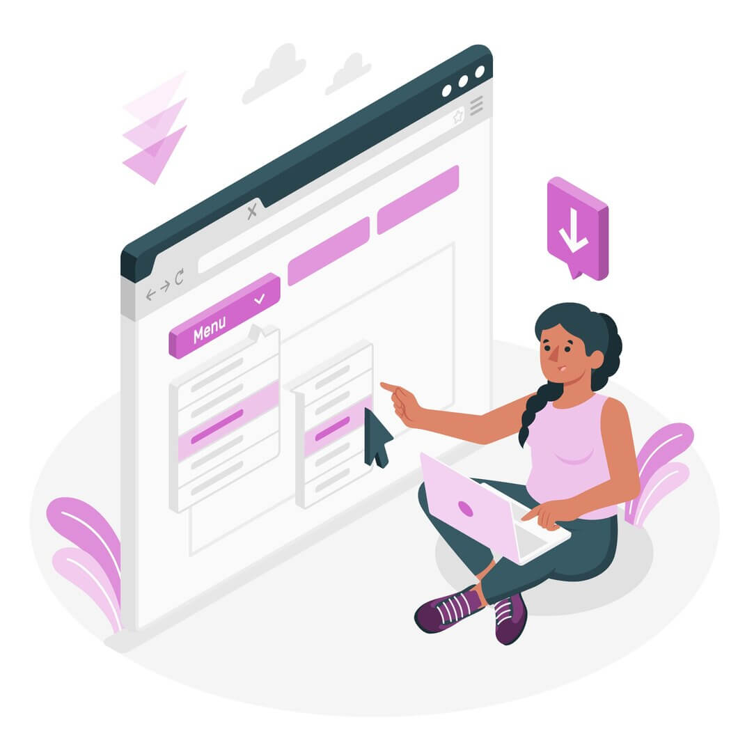 Dropdown menu to improve user experience