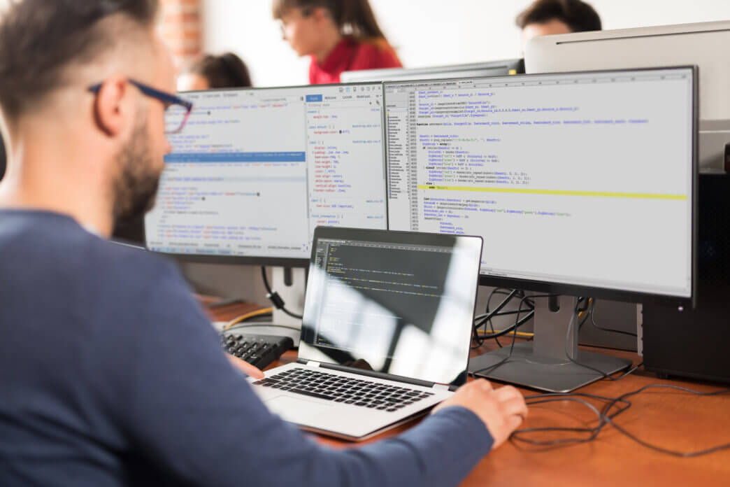 Fun facts about WordPress support. WordPress developer working hard on support tasks for WordPress website