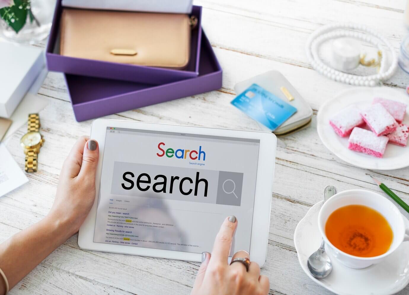 Google search engine results after optimzing WordPress for international seo