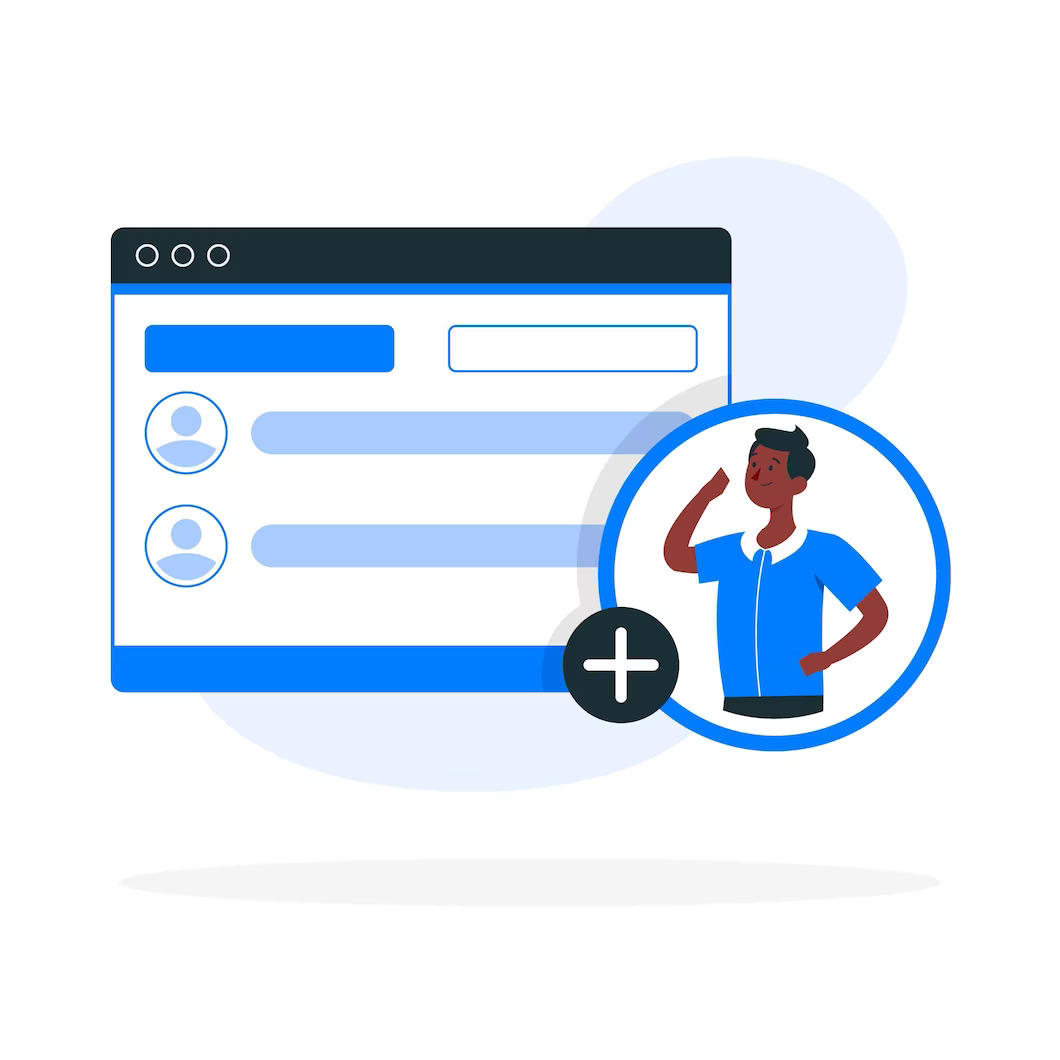 Man customising contact form on WordPress for better user experience