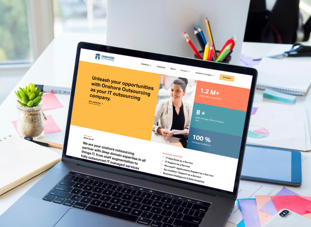 Onshore outsourcing - mockup