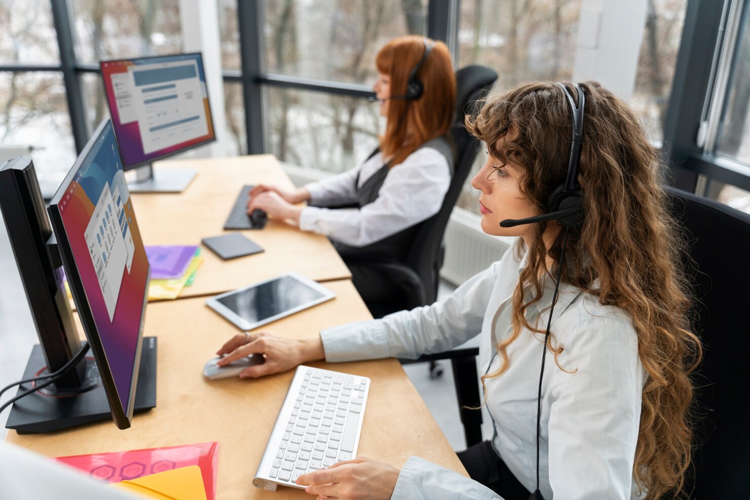 People working as technical support for WordPress sites