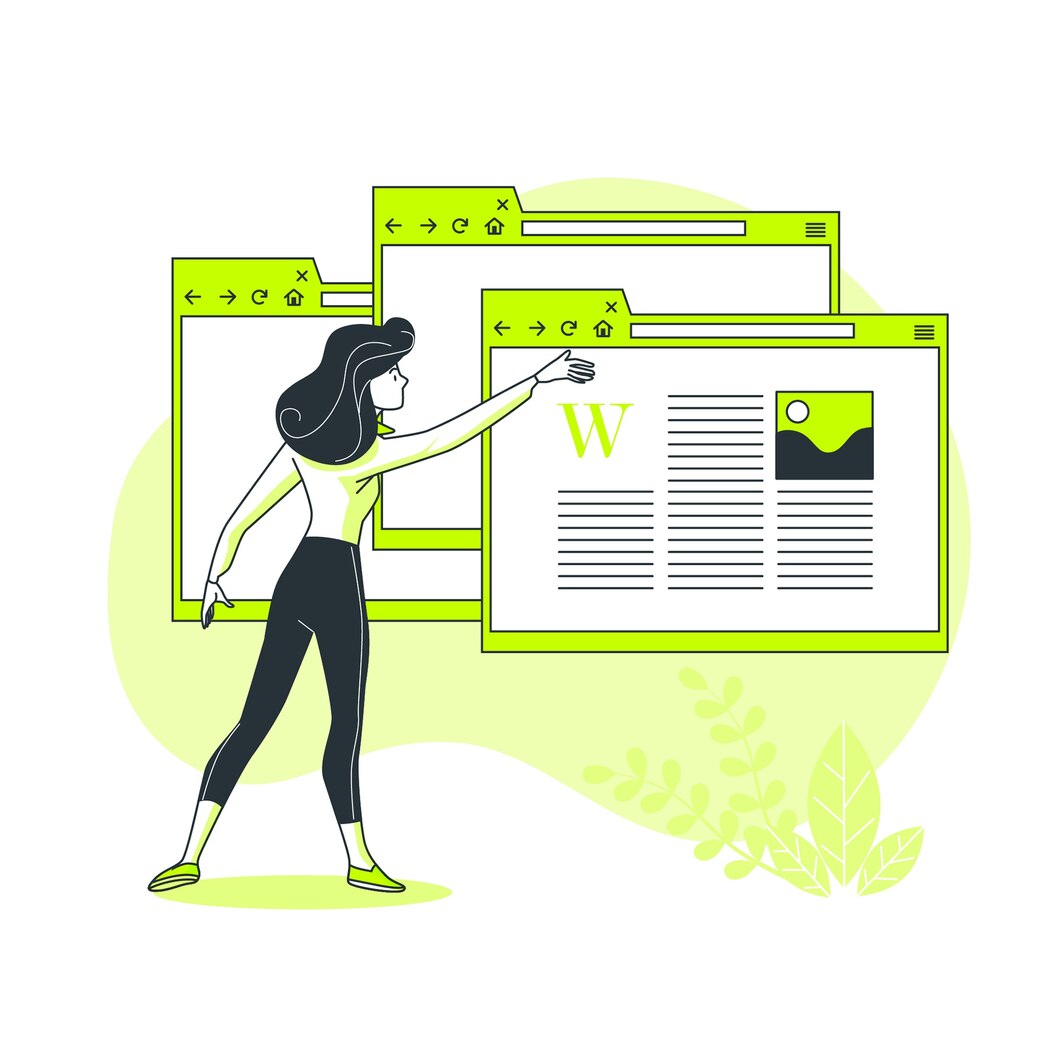 Pop-ups and windows concepts for websites