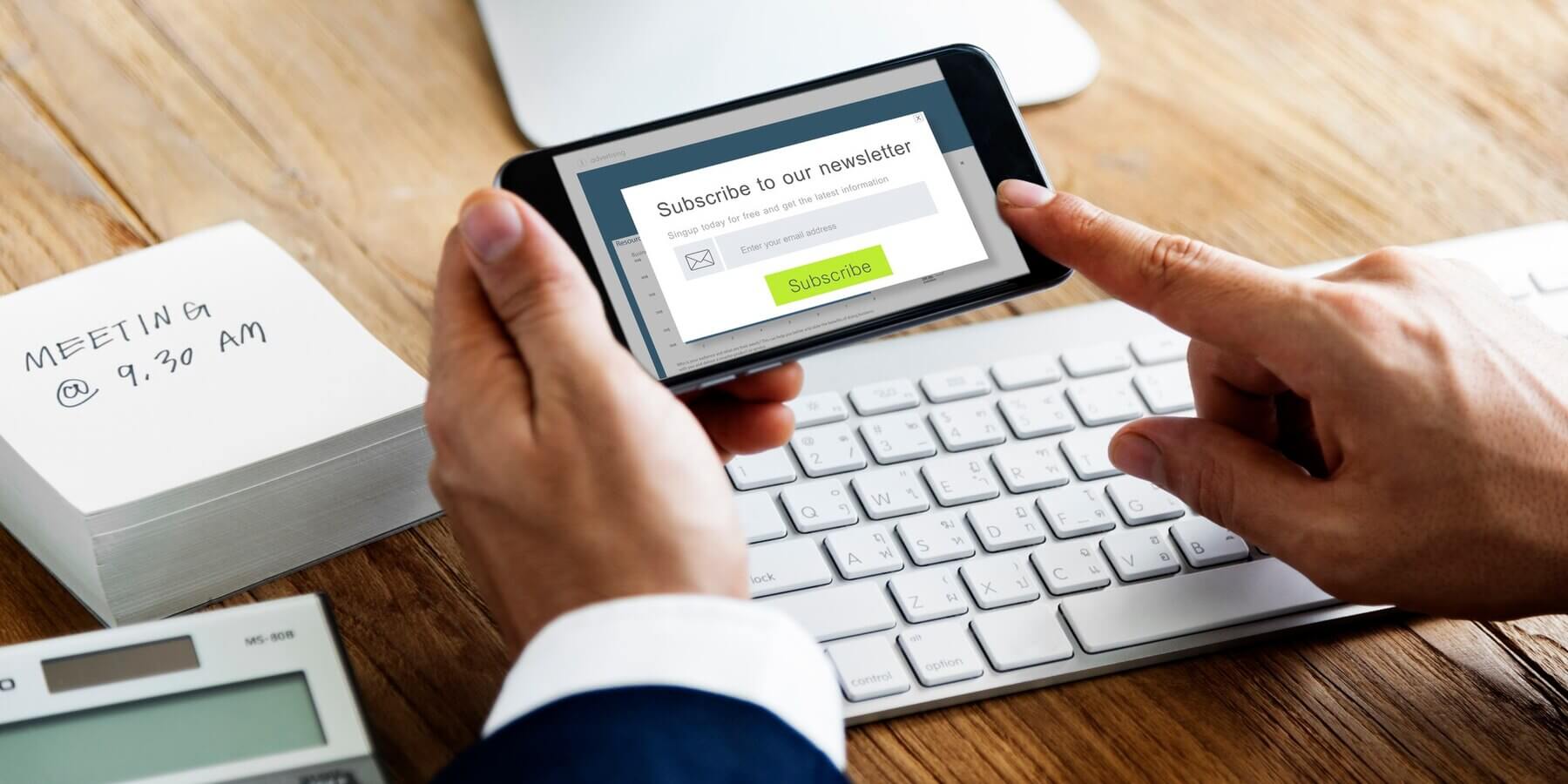 Preventing spam - users registering for newsletter