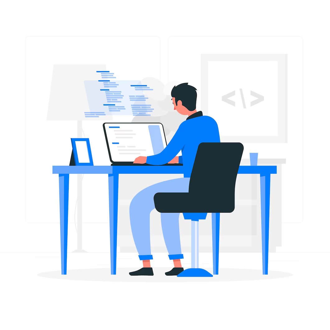 Programmer working hard to improve WordPress site