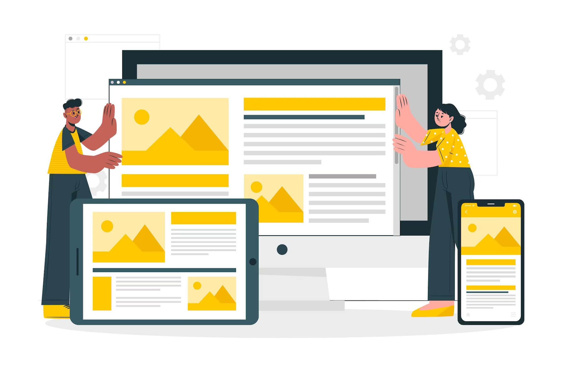Responsive custom theme for WordPress