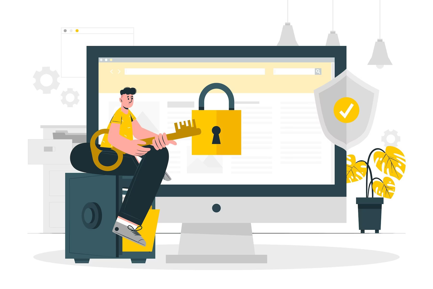 Site safe from hackers, viruses, bots,etc
