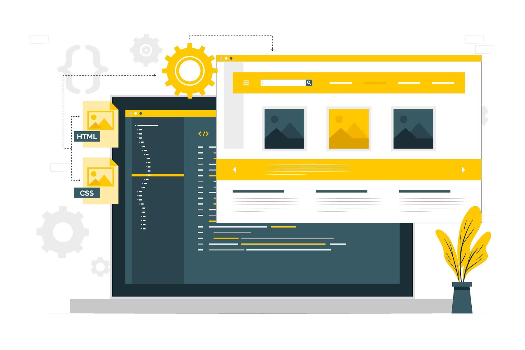 Static website for existing site to minimize downtime