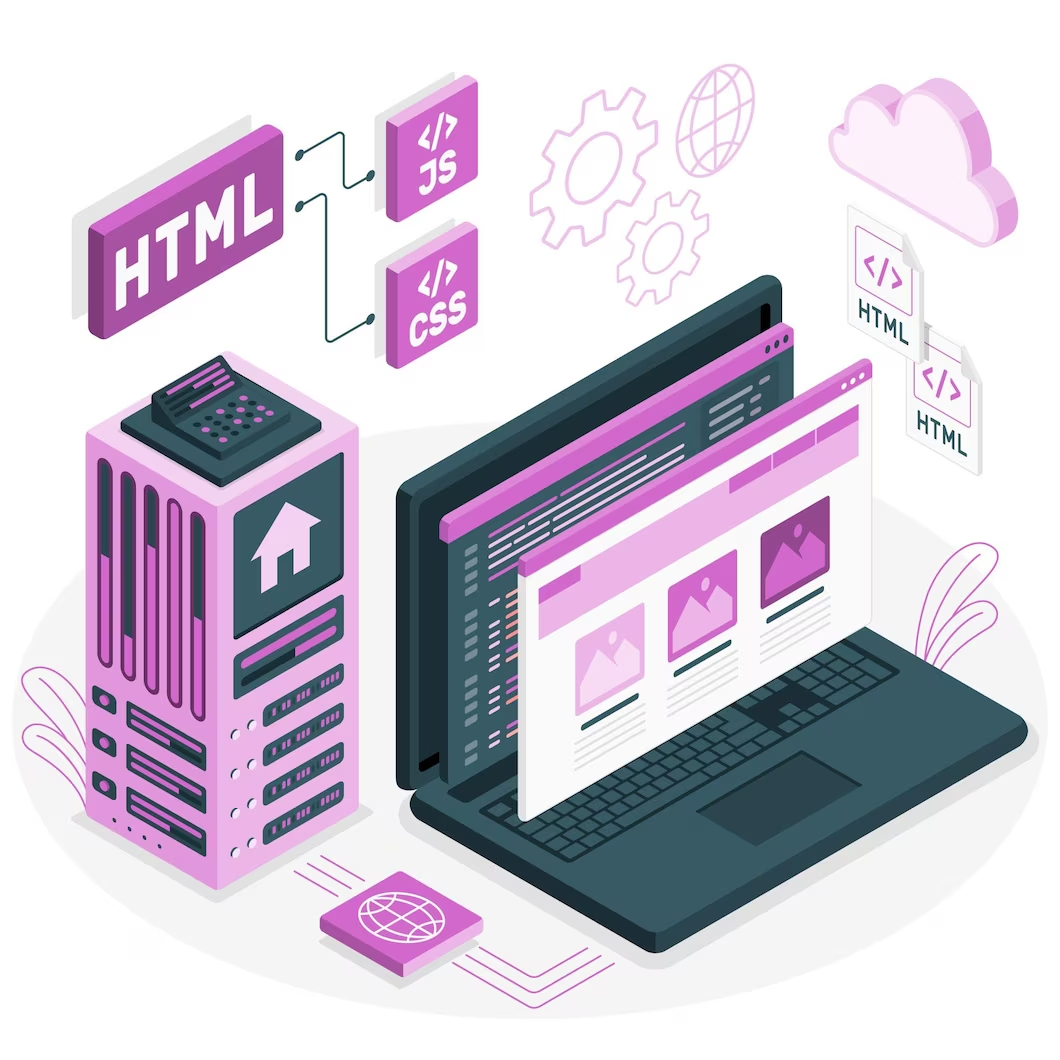 Static website on an insecure web hosting service