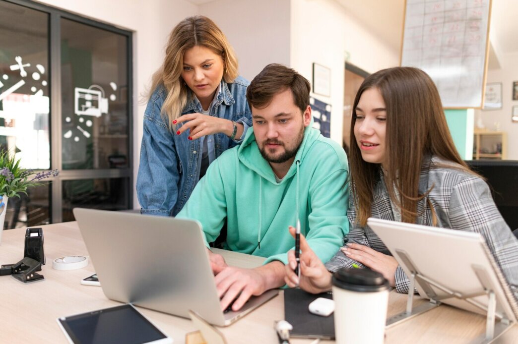 Team working on WordPress multisite maintenance