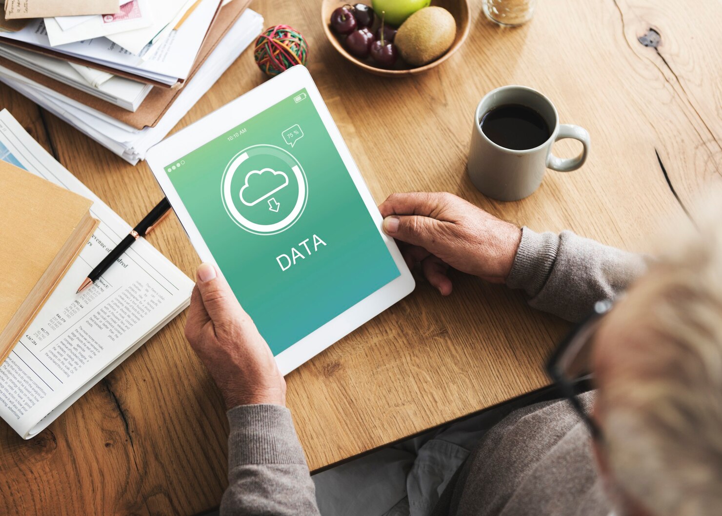 The cloud storage data from chatbots. AI chatbots collect data to help admin improved customer satisfaction