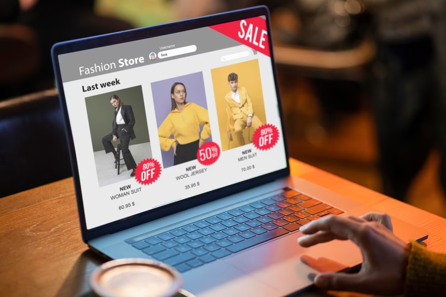 User-using-fast-loading-WooCommerce-shop-to-buy-the-latest-fashion