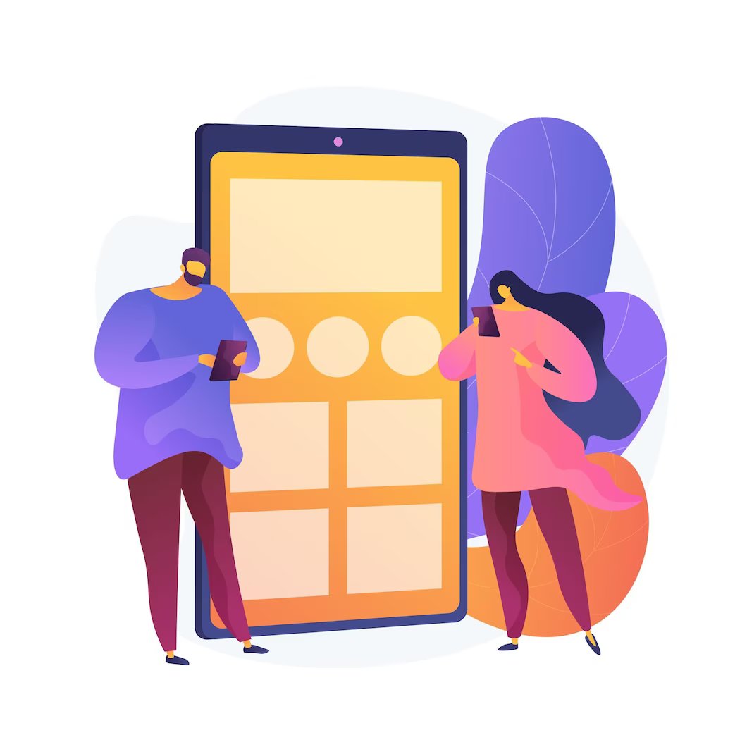 Website designed for mobile devices to improve usability