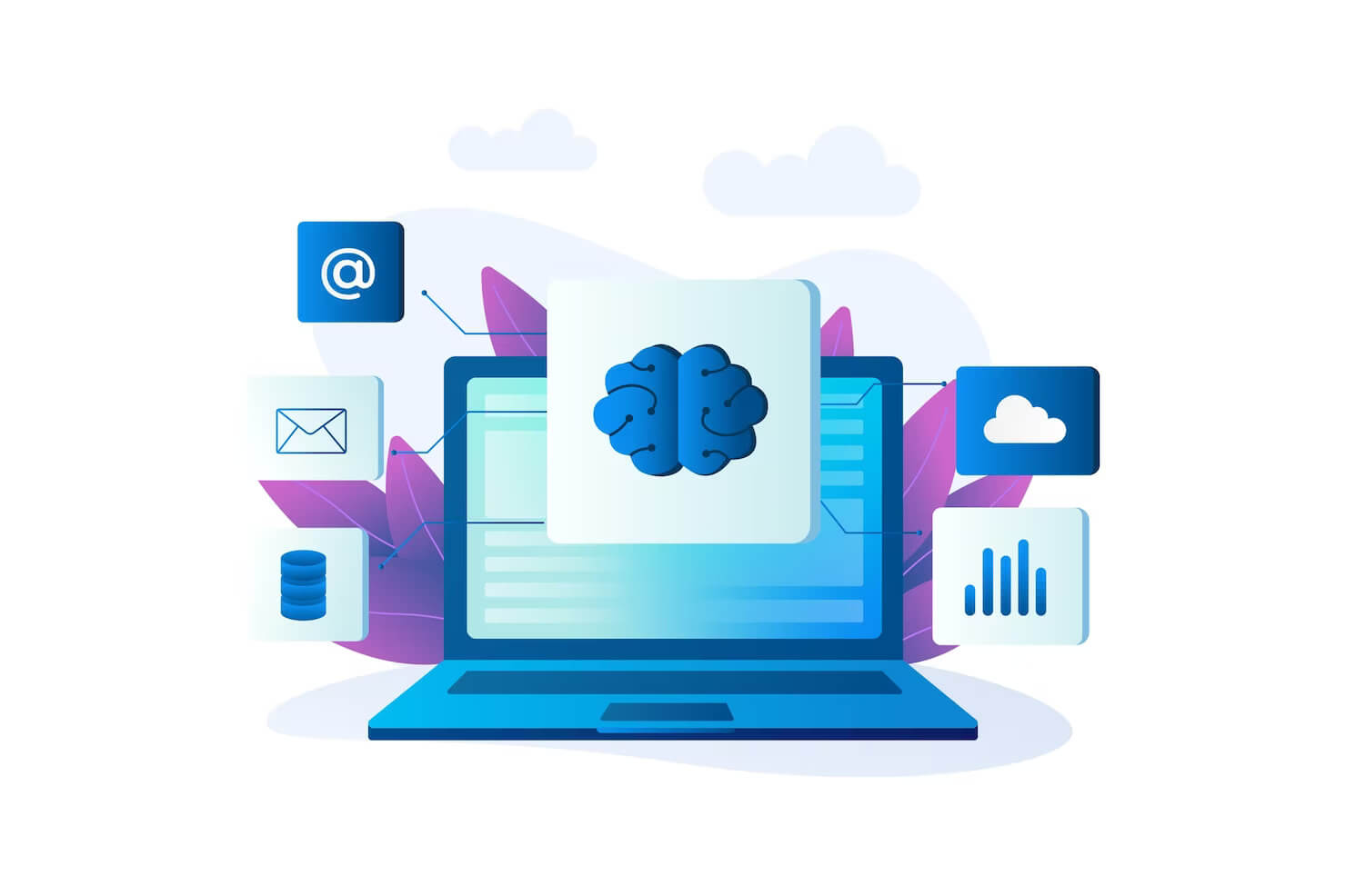 WordPress AI plugins on a laptop screen