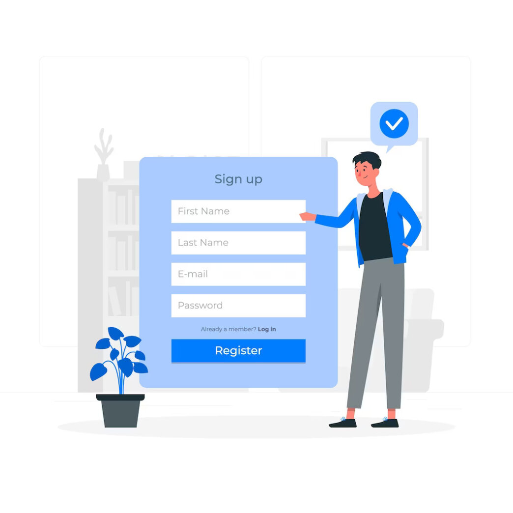 WordPress contact forms - man choosing Gravity forms