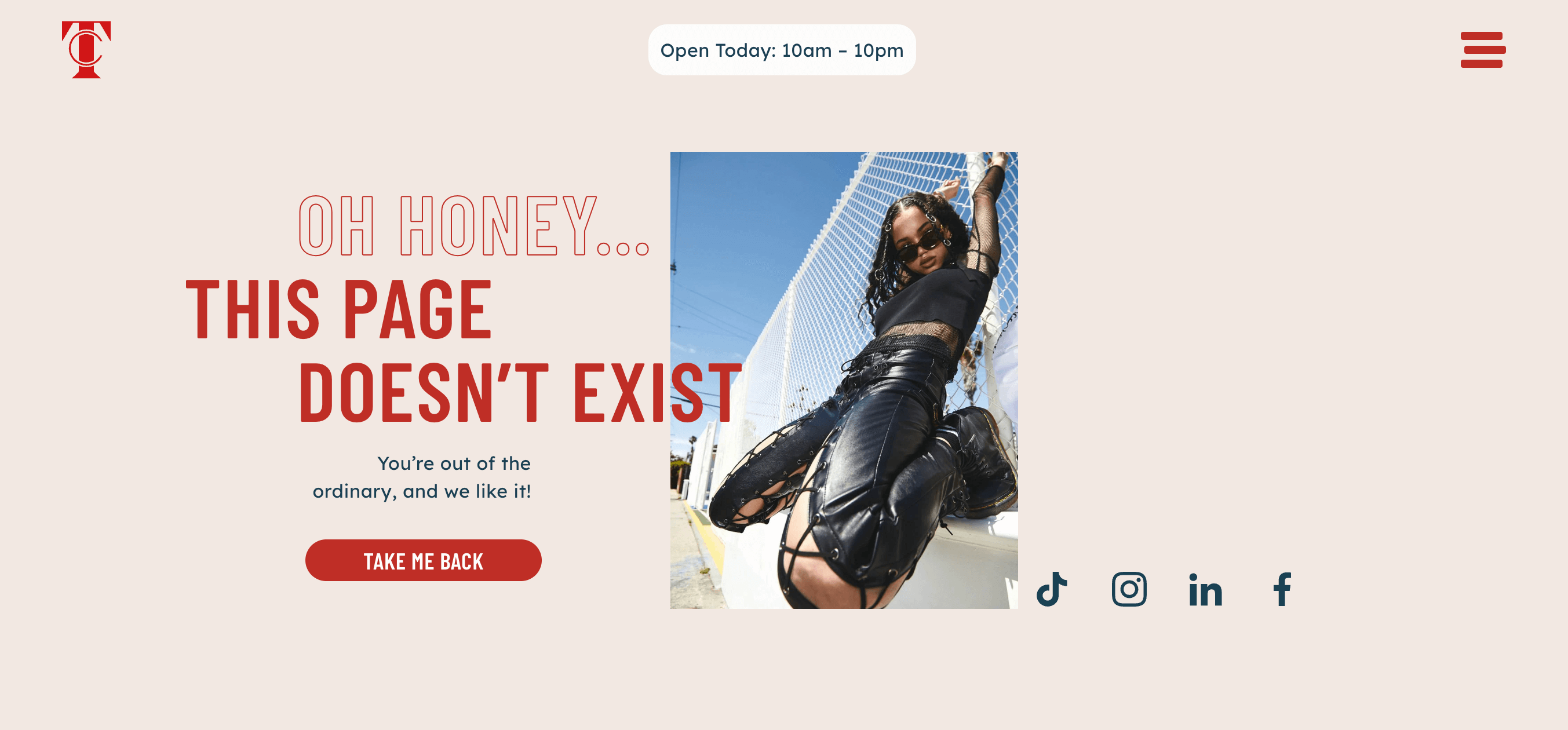Custom 404 Page
