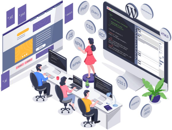 PSD or Sketch or Adobe XD or Figma to WordPress custom theme